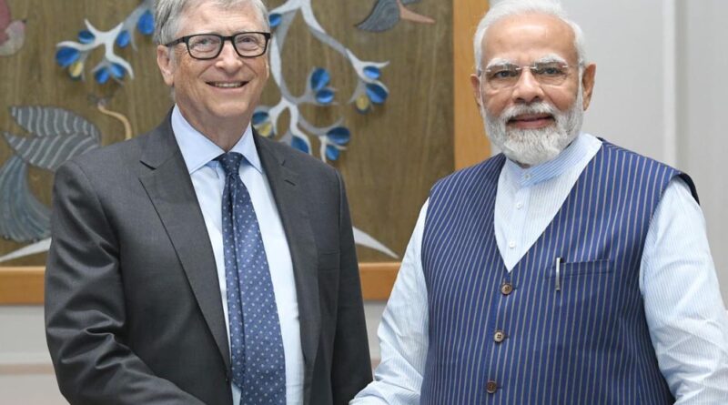 पीएम मोदी ने बिल गेट्स के साथ चर्चा में गिनाया भारत में टेक्नोलॉजी का धमाल