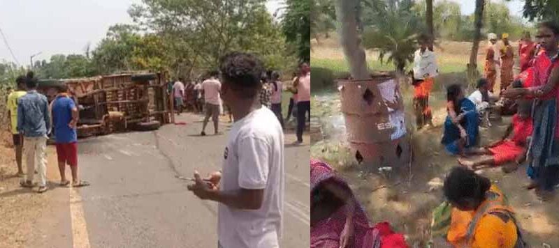 बस्तर पंडुम में शामिल होने जा रहे ग्रामीणों से भरी पिकअप पलटी, 25 घायल, 6 की हालत गंभीर