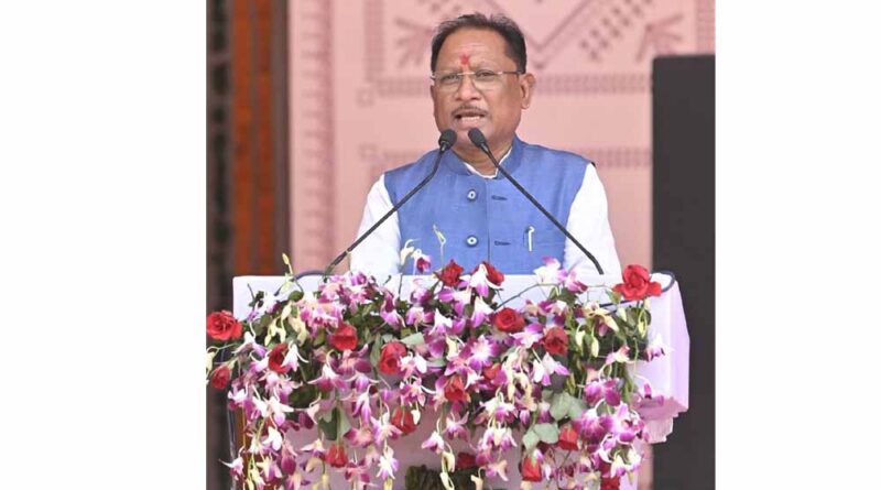 बस्तर के लोग अब विकास की ओर: नक्सलवाद के खात्मे के साथ लौटेंगे बस्तर के सुनहरे दिन : मुख्यमंत्री साय