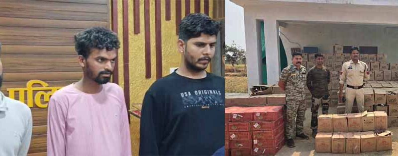 फार्म हाउस में नकली शराब के बड़े अड्डे पर पुलिस की दबिश, नकली होलोग्राम, लेबल और सील सहित तीन आरोपी गिरफ्तार