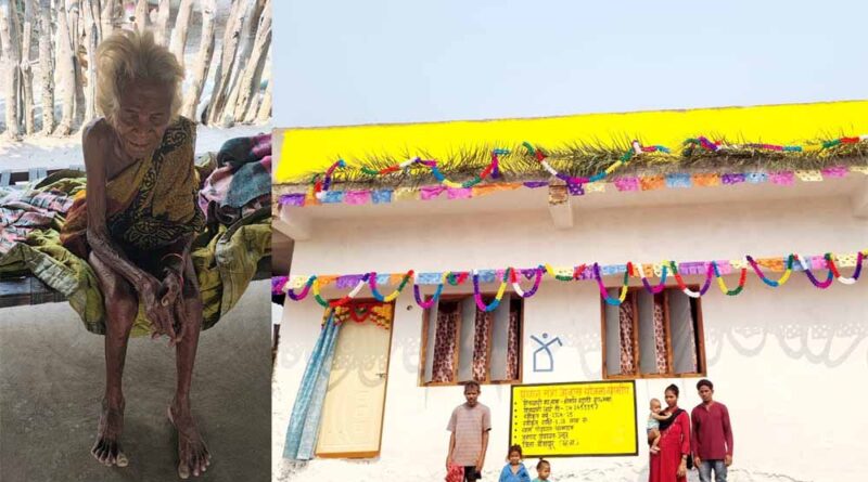 नियद नेल्लानार ग्राम पंचायत धरमाराम में पूरे गांव में पहला पक्का आवास बना