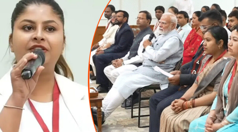 रायपुर की पुचका गर्ल PM मोदी से मिलीं, अपने यूनीक स्टार्टअप आइडिया की वजह से मौका मिला