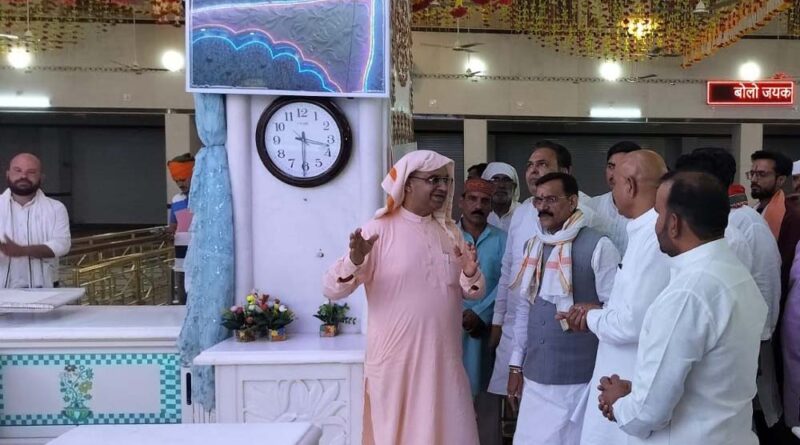 प्रधानमंत्री जी का श्री आनंदपुर धाम के आध्यामिक आयोजन में पधारना ऐतिहासिक अवसर: विष्णुदत्त शर्मा