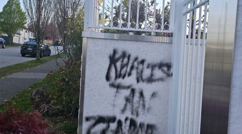 कनाडा में जस्टिन ट्रूडो के प्रधानमंत्री पद से हटने के बाद भी खालिस्तानियों को हौसले बुलंद, गुरुद्वारे के दीवारों पर लिख दिए नारे