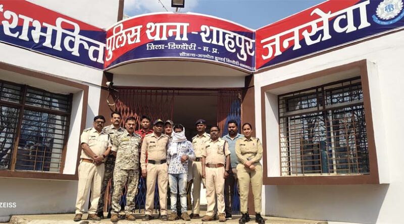 शाहपुर पुलिस ने 48 घंटे के अंदर किया अंधे कत्ल का खुलासा