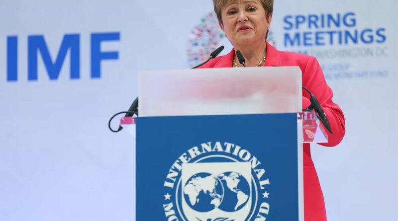 अंतर्राष्ट्रीय मुद्रा कोष की प्रबंध निदेशक क्रिस्टालिना जॉर्जीवा ने वैश्विक व्यापार में मची उथल-पुथल के बीच राहत