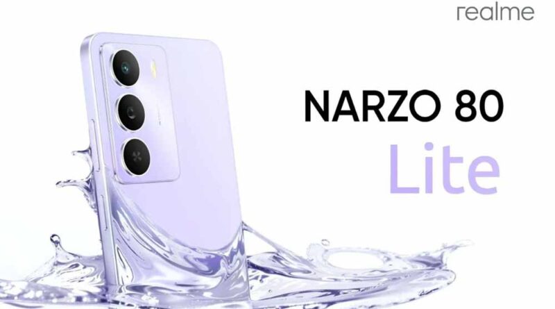 Realme आज भारत में अपना नया फोन Realme Narzo 80 Lite 5G फोन लॉन्च