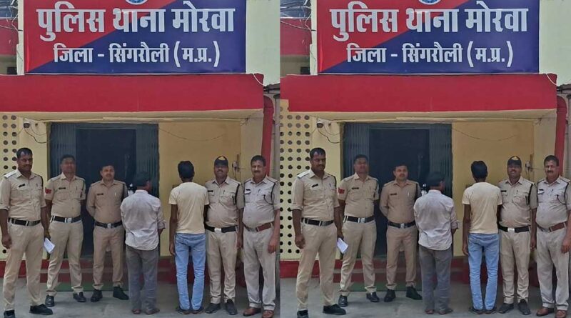 मोरवा पुलिस ने करीब 1 दर्जन आरोपियों पर की कार्यवाही