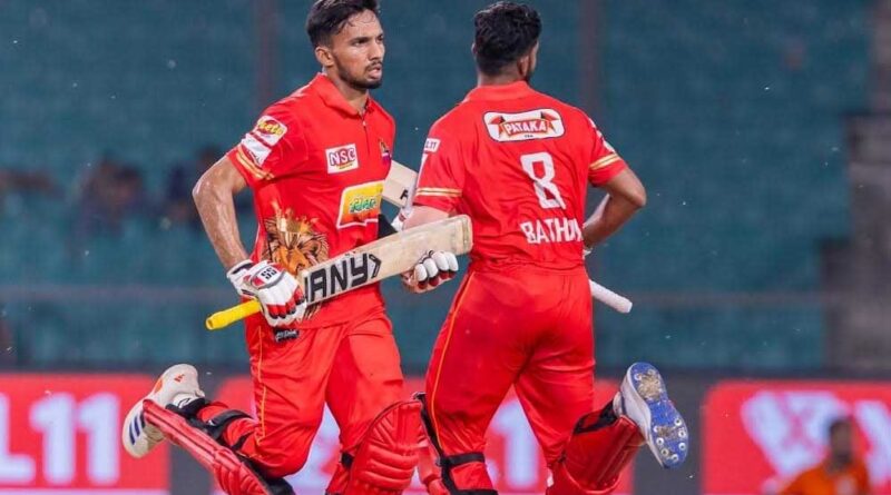 सारांश जैन की शानदार अगुआई में जबलपुर रॉयल लॉयंस ने दर्ज की सीज़न की पहली जीत, बाथम और टाडा की मैच