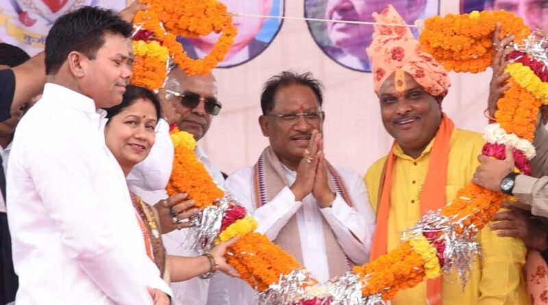 रायपुर : चन्द्रनाहू कुर्मी क्षत्रीय समाज के केन्द्रीय महाधिवेशन में शामिल हुए मुख्यमंत्री साय