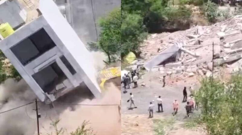 इंदौर में 4 मंजिला इमारत को बम से उड़ाए जाने के बाद अब ‘रिश्वतकांड’ का हो गया धमाका