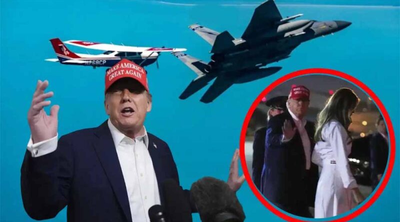 डोनाल्ड ट्रंप की सुरक्षा में बड़ी चूक, गोल्फ कोर्स के ऊपर एक विमान के उड़ने से सीक्रेट सर्विस में हड़कंप