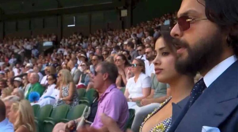 बॉयफ्रेंड शिखर पहाड़िया के साथ मैच का आनंद लेते दिखीं जान्हवी कपूर