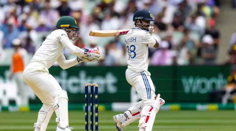 भारत को लगा 8वां झटका, नीतिश रेड्डी 13 रन बनाकर आउट