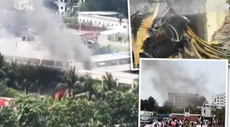 ढाका में वायुसेना का विमान स्कूल पर क्रैश, कई मौतों की आशंका