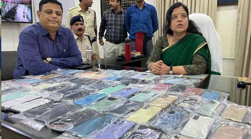 जीआरपी ने 75 लोगों को लौंटाएं उनके मोबाइल