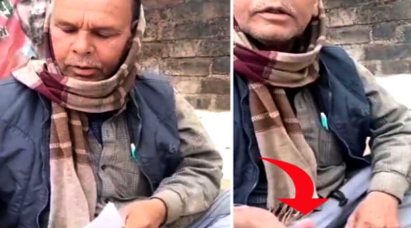 भ्रष्टाचारी पंचायत सचिव राशन पर्ची ऑनलाइन कराने के एवज में घूस लेते दिखा रिश्वखोर