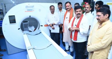 रायपुर : उपमुख्यमंत्री शर्मा और स्वास्थ्य मंत्री जायसवाल ने जिला अस्पताल में किया सिटी स्कैन यूनिट का लोकार्पण