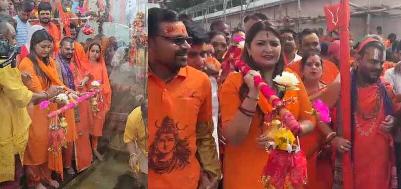 विधायक भावना बोहरा की 151 किमी कांवड़ यात्रा शुरू: अमरकंटक से जल लेकर निकलीं भोरमदेव के लिए