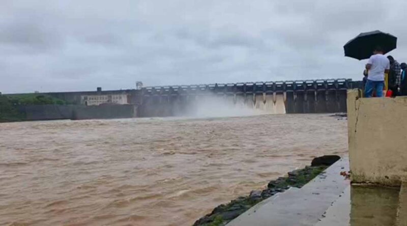 जबलपुर में मानसून की दस्तक, बरगी बांध के पहली बार खोले गए नौ गेट