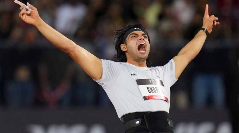 भारत के स्टार जेवलिन थ्रोअर नीरज चोपड़ा ने एनसी क्लासिक 2025 में गदर काटा, खिताब किया अपने नाम