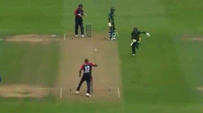 पाकिस्तान खिलाड़ियों ने फिर कराई इंटरनेशनल बेइज्जती, एक ही छोर पर पहुंचे बैटर, ऐसे हुए रन आउट