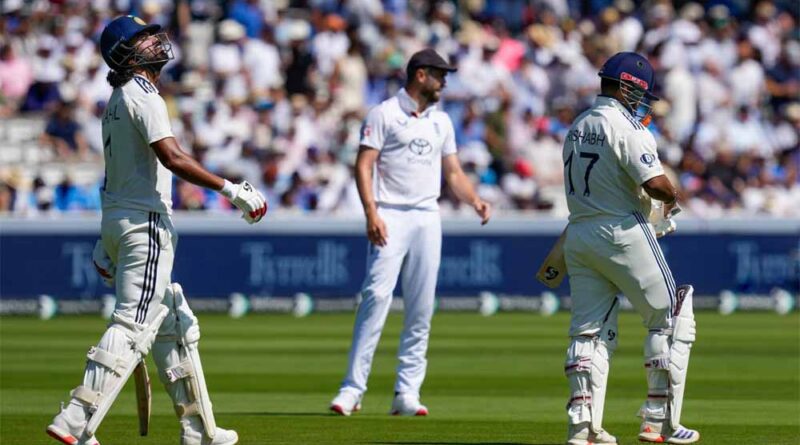 लंच से पहले भारत को लगा बड़ा झटका, ऋषभ पंत हुए रन आउट