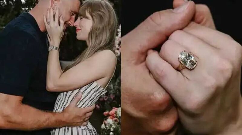 Travis Kelce ने पहनाई Taylor Swift को करोड़ों की रिंग, सोशल मीडिया पर चर्चा तेज