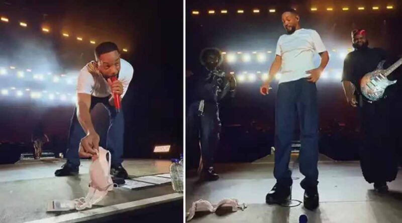 विल स्मिथ की परफॉर्मेंस में हुआ ‘हवा-हवाई’ सीन, मंच पर आ गिरा महिला का अंडरगारमेंट