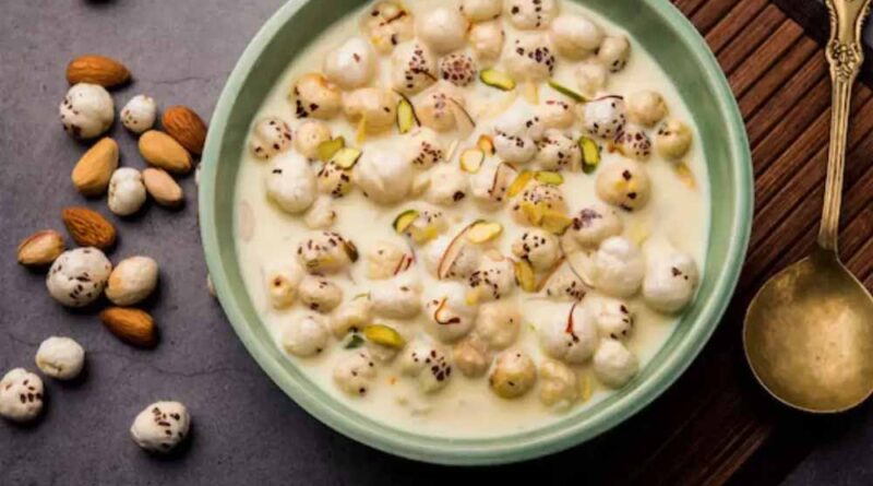 व्रत में बनाएं मखाने की खीर