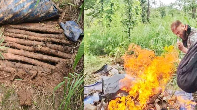 CRPF की बड़ी कार्रवाई: नक्सलियों के खुफिया डंप से बरामद हुई भारी मात्रा में दैनिक सामग्री