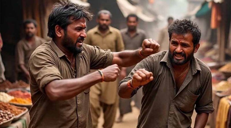 पिता की पिटाई कर रहे थे बेटे, रोकने गए पुलिसवाले को उतारा मौत के घाट