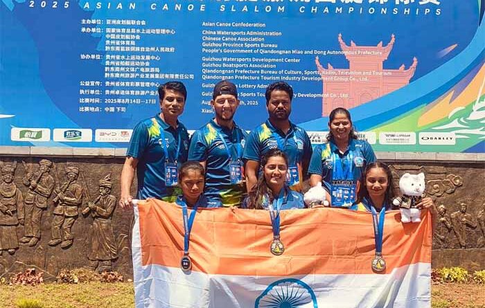 2025 एशियन केनो स्लालम चैम्पियनशिप: चीन में मध्यप्रदेश की खिलाड़ियों ने जीता रजत पदक