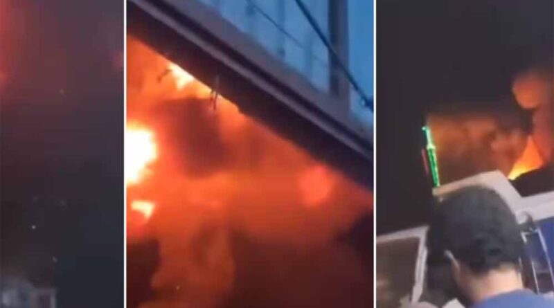 यमन में इजरायली नौसेना का बड़ा हमला, आग और धुएं से घिरा इलाका