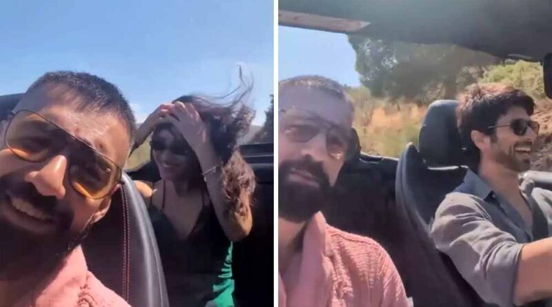 शाहिद कपूर और तृप्ति डिमरी की स्पेन ट्रिप का वीडियो हुआ वायरल