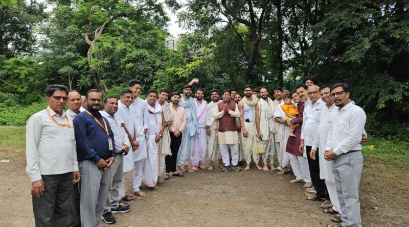 अरिहंतपुरम मंदिर की जलयात्रा एवं सामूहिक क्षमावाणी कार्यक्रम में विधायक हुए शामिल