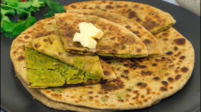 सुबह के नाश्ते के लिए बेस्ट: मिनटों में बनाएं स्वादिष्ट मटर का पराठा