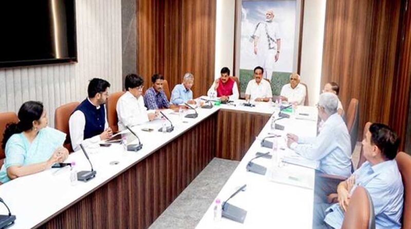 मुख्यमंत्री डॉ. यादव ने केंद्रीय जल शक्ति मंत्री  पाटिल से जल समृद्धि रणनीति पर की चर्चा