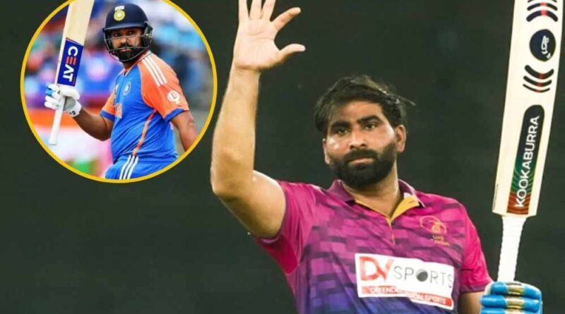 यूएई कप्तान ने तोड़ा रोहित शर्मा का रिकॉर्ड, T20I में सबसे ज्यादा छक्के