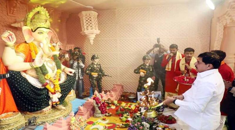 गणेश उत्सव में भी थीम बना ऑपरेशन सिंदूर, युवाओं में राष्ट्र प्रेम सराहनीय : मुख्यमंत्री डॉ.यादव