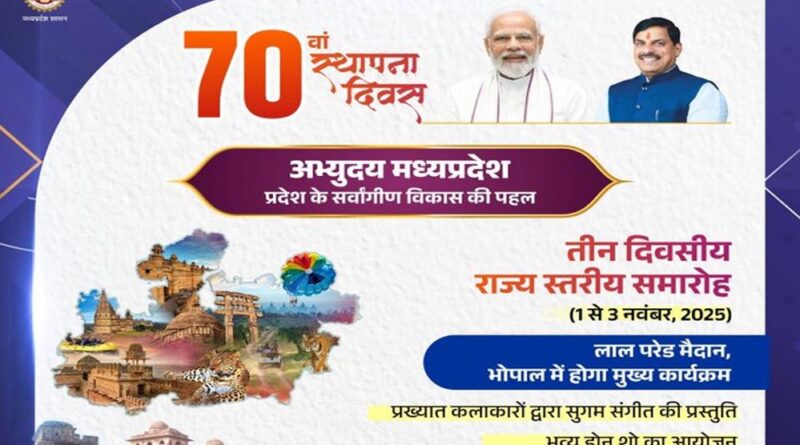 बहुआयामी होगा प्रदेश का 70वां स्थापना दिवस समारोह
