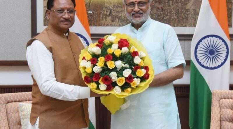 छत्तीसगढ़ राज्योत्सव के समापन समारोह में शामिल होंगे उपराष्ट्रपति सी. पी. राधाकृष्णन, मुख्यमंत्री साय ने की सौजन्य भेंट